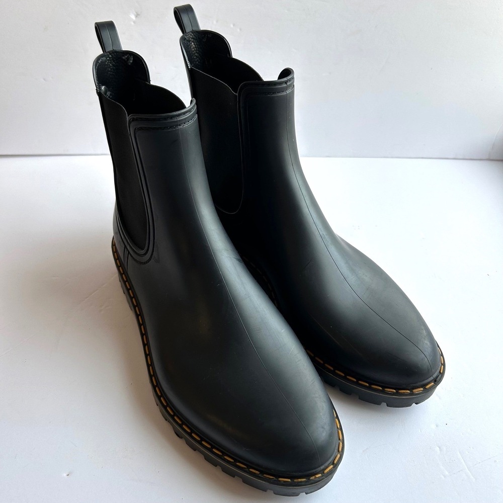 Igor Chelsea‎ Trak Mate Tri Rain Boots Women 41 US 10 Black Matte Ankle WP Spain